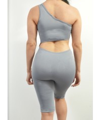 Jumpsuit with one shoulder