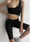 Jumpsuit with one shoulder