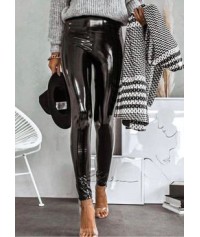 Vinyl leggings