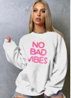 Φούτερ με στάμπα bad vibes