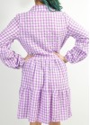 Checked shirt dress