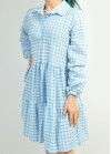 Checked shirt dress