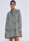 Checked shirt dress