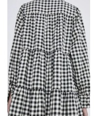 Checked shirt dress