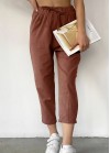 Linen ankle pants