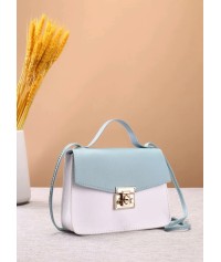Crossbody bag with golden details