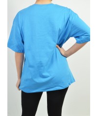 Τ-shirt άνετο με στάμπα