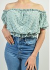 Crop top with lace