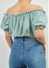 Crop top with lace
