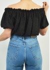 Crop top with lace