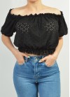 Crop top with lace