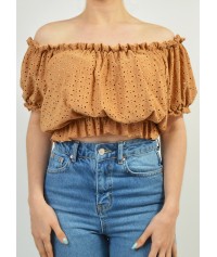 Crop top with lace