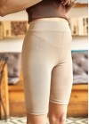 Rib biker leggings