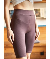 Rib biker leggings