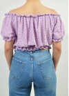 Crop top with lace