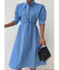 Dress with collar