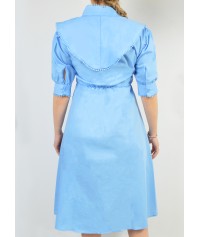 Dress with collar