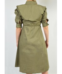 Dress with collar