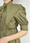 Dress with collar