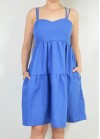 Plain color dress