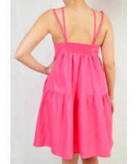 Plain color dress