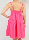 Plain color dress