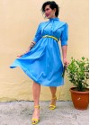 Dress with collar