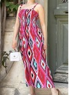Dress with diamond design