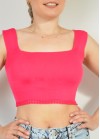 Πλεκτό crop top