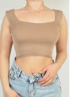 Πλεκτό crop top