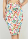 Floral midi skirt
