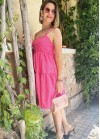 Plain color dress