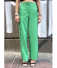 Trousers with stripe