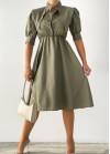 Dress with collar