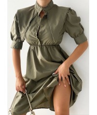 Dress with collar