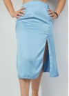 Satin skirt
