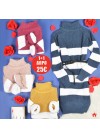 Long knitwear 1+1 gift