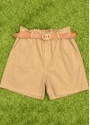Shorts with belt
