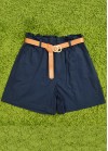 Shorts with belt