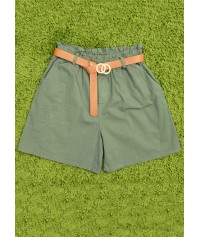 Shorts with belt
