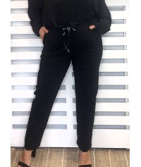 copy of Elastic “magic” trousers with belt