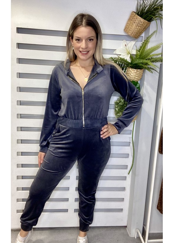 Velvet jumpsuit