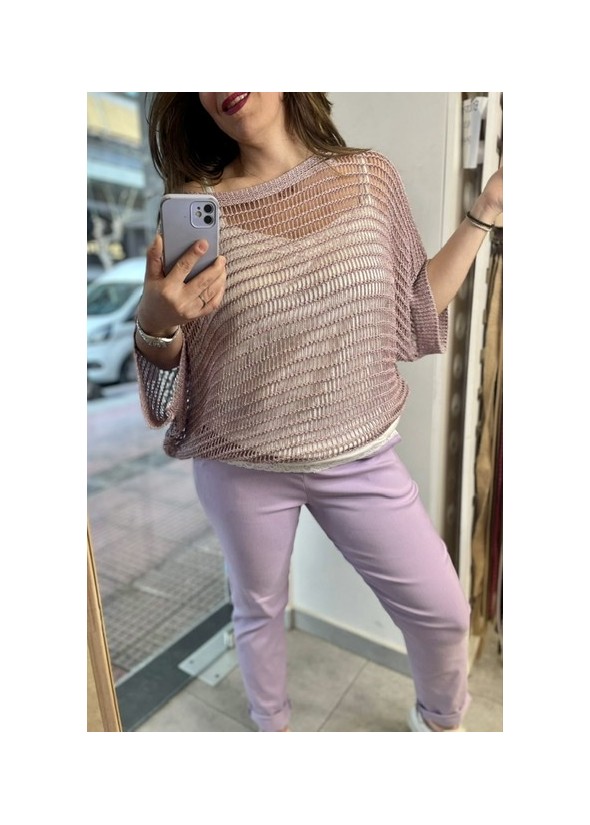 Knitted sparkle blouse