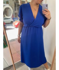 Dress with bell sleeve