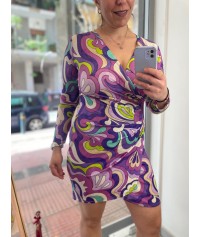 Bodycon envelop dress