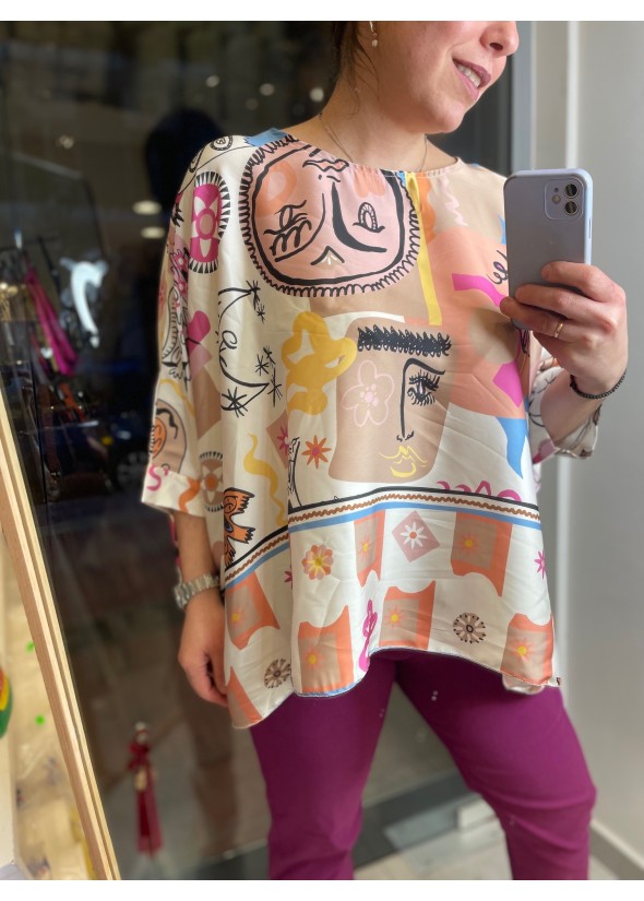 Printed blouse