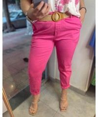 Summer pants with belt