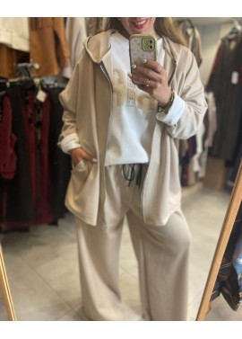 Plus size Set with cardigan and pants
