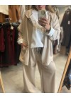 Σετ ζακέτα και παντελόνι plus size