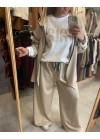 Σετ ζακέτα και παντελόνι plus size